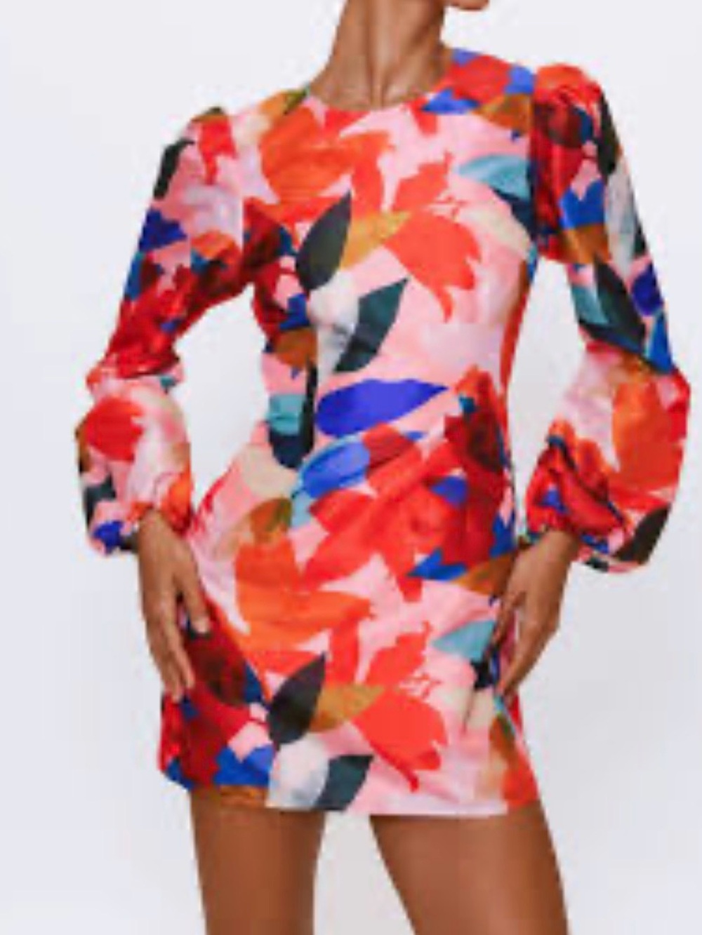 Hutch Carolyn mini dress Coral Papier mache Sz Medium NWT